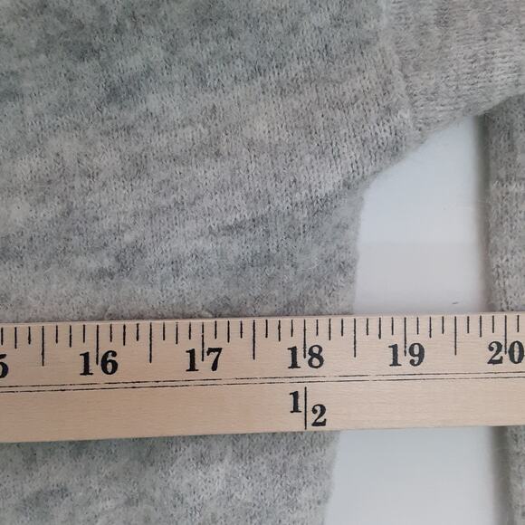 Wilfred Free Unwind Cardigan Alpaca Wool Blend Gray Open Front Womens S Cozycore - Picture 9 of 11